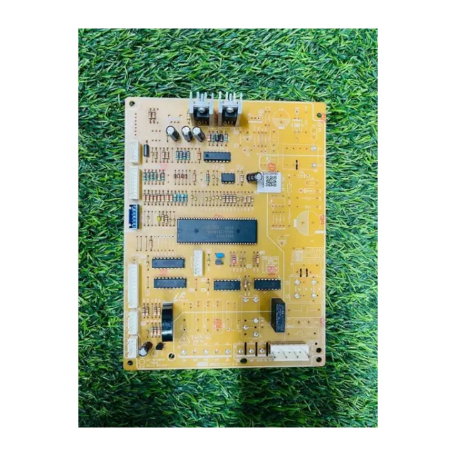 electronic circuit board, likely a control board for a home appliance such as a refrigerator