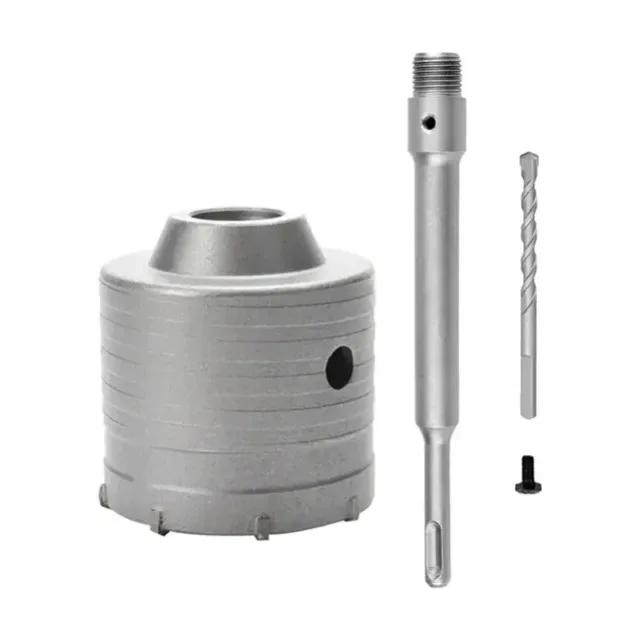 65 mm Carbide Hole Saw Hollow Drill Opener With 8inch Bit (দেওয়াল ইদ্র সাইজ- 65 mm সোয়া দুই ইঞ্চি ছিদ্র জন্য )