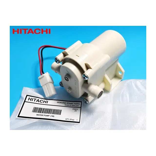 Hitachi genuine spare part, specifically a water pump (model IM) used for ice makers in refrigerators