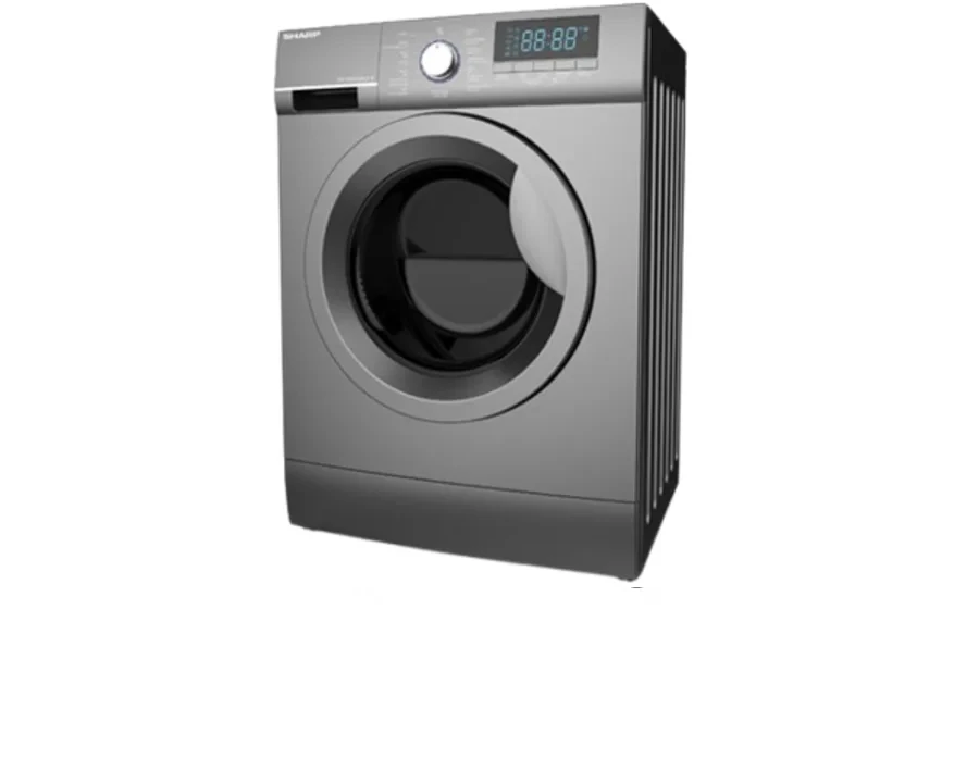 Sharp 9 Kg Front Loading Washing Machine (ES-FE912DLZ-S)