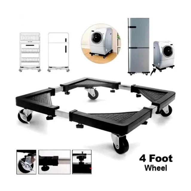 Multifunction Movable Washing Machine Base Fridge Stand