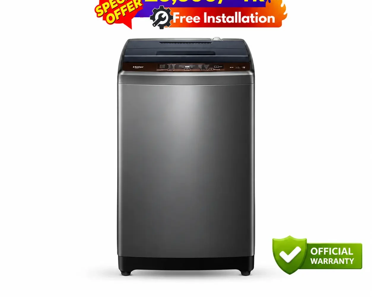 Haier 8 kg Top Load Automatic Washing Machine (HWM80-1269S6)