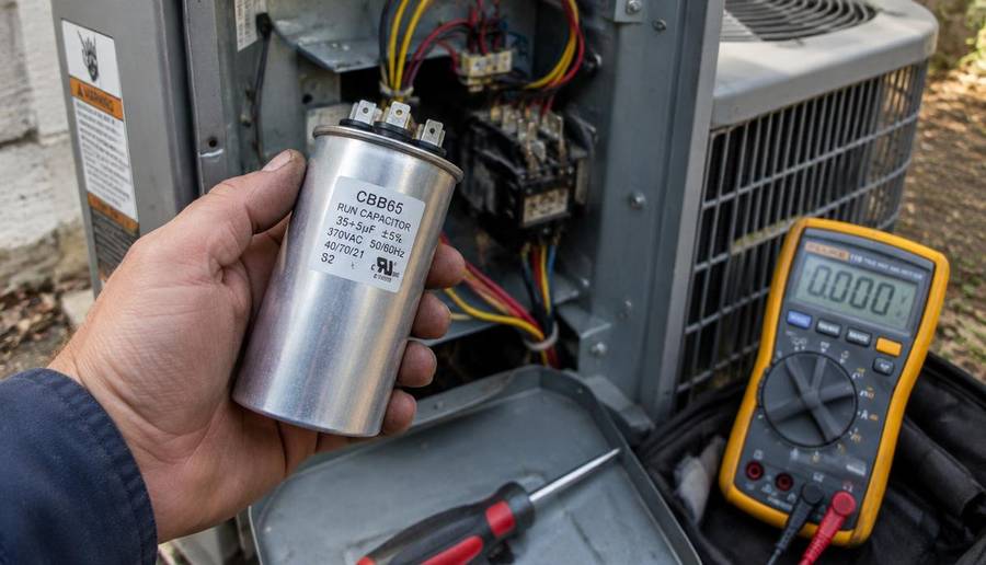 AC Capacitor সমস্যা — লক্ষণ ও বদলানোর আগে যা জানবেন
