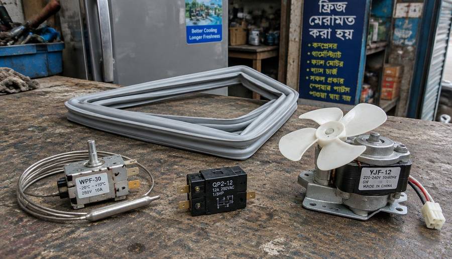 ফ্রিজের সঠিক স্পেয়ার পার্টস চেনার উপায়