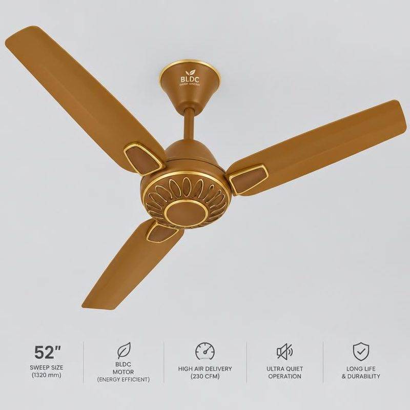 Walton BLDC Ceiling Fan 52" Super Saver Marigold